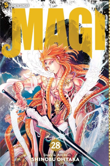 Book cover of: Magi: The Labyrinth of Magic, Vol. 28. By: Shinobu Ōtaka