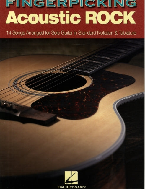 Book cover of: Fingerpicking Acoustic Rock. By: Hal Leonard Corp.