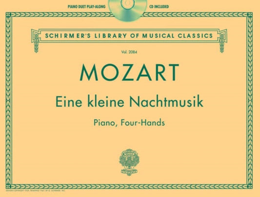 Book cover of: Mozart - Eine kleine Nachtmusik. By: Wolfgang Amadeus Mozart