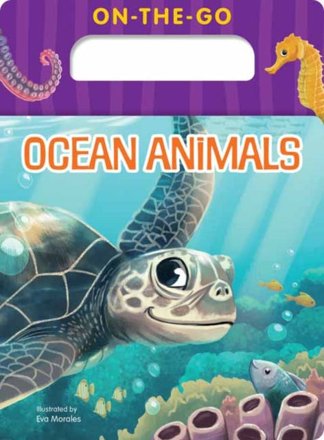 Book cover of: On-the-Go Ocean Animals. By: 7 Cats Press