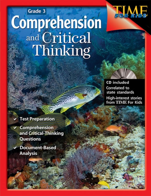 Book cover of: Comprehension and Critical Thinking Grade 3. By: Shell Education