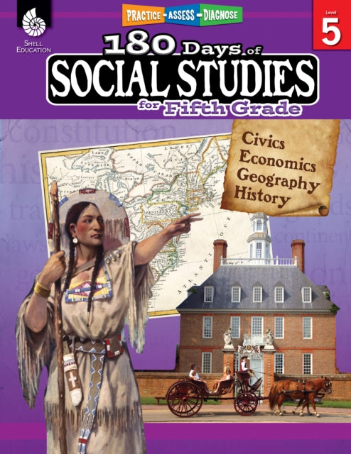 Book cover of: 180 Days™: Social Studies for Fifth Grade. By: Catherine Cotton