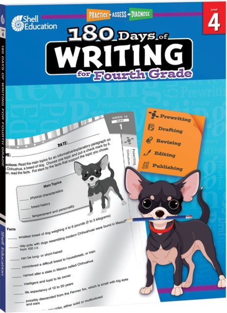 Book cover of: 180 Days™: Writing for Fourth Grade. By: Kristin Kemp