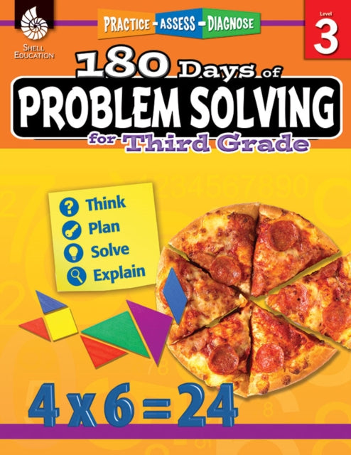 Book cover of: 180 Days™: Problem Solving for Third Grade. By: Kristin Kemp
