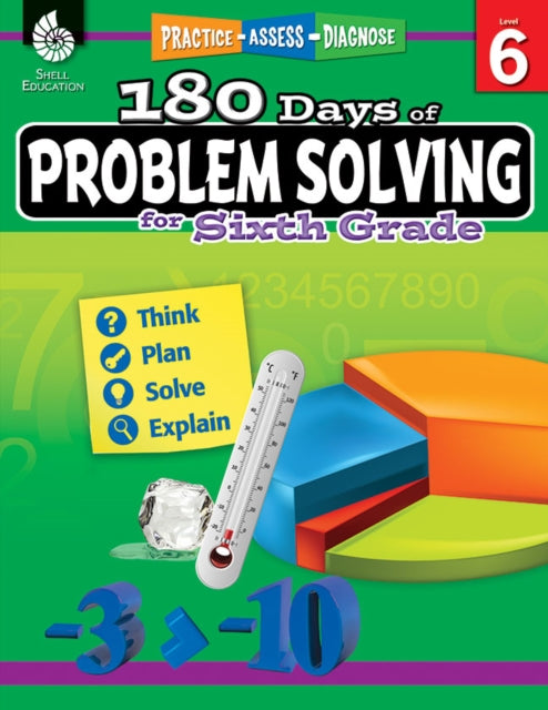 Book cover of: 180 Days™: Problem Solving for Sixth Grade. By: Stacy Monsman
