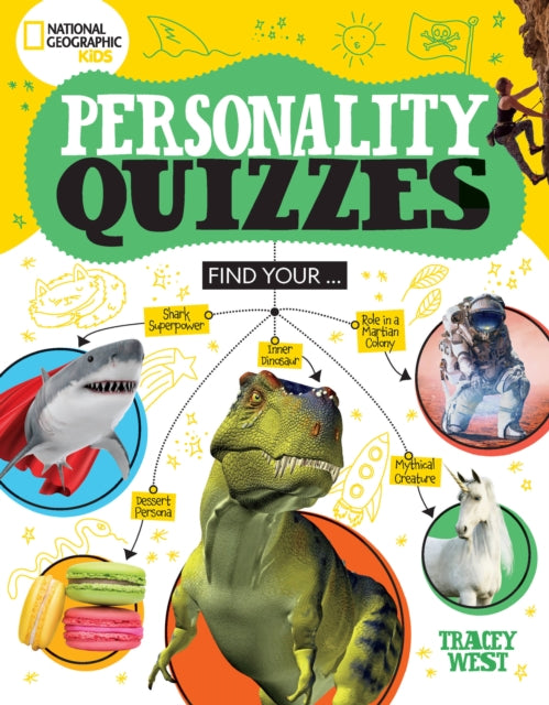 Book cover of: National Geographic Kids Personality Quizzes. By: Tracey West