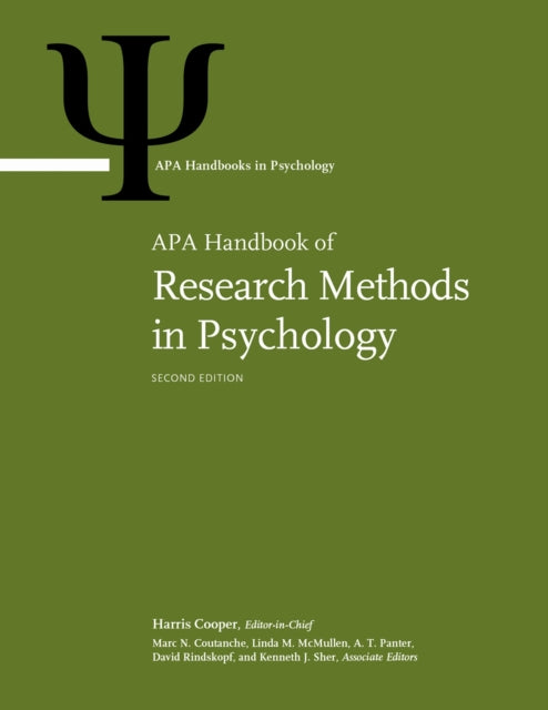 Book cover of: APA Handbook of Research Methods in Psychology. By: Harris M. Cooper