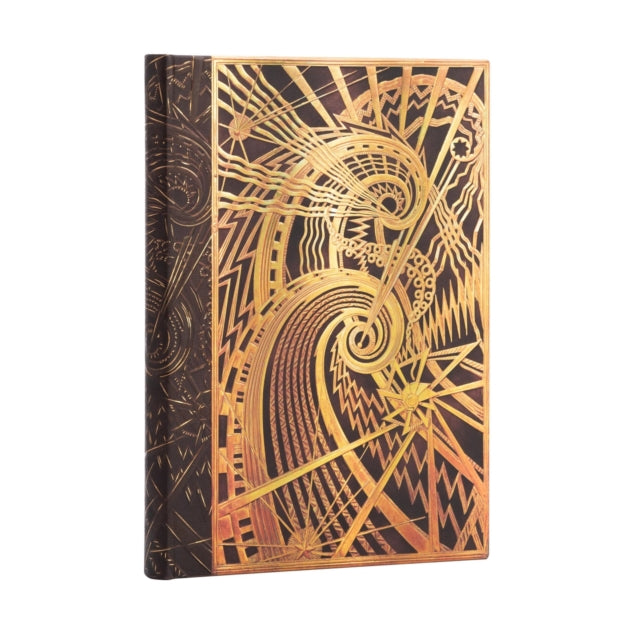 Book cover of: Chanin Spiral (New York Deco) Midi Unlined Hardcover Journal. By: Paperblanks