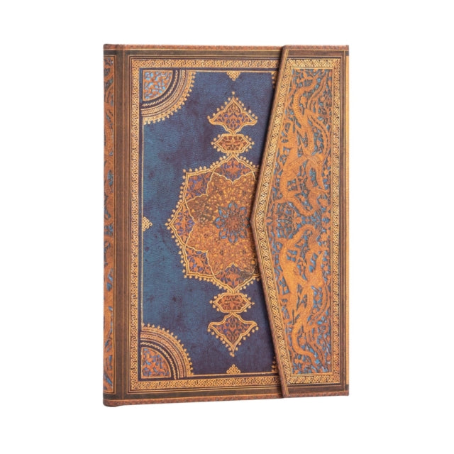 Safavid Indigo (Safavid Binding Art) Midi Unlined Hardcover Journal 9781439782002 Paperblanks