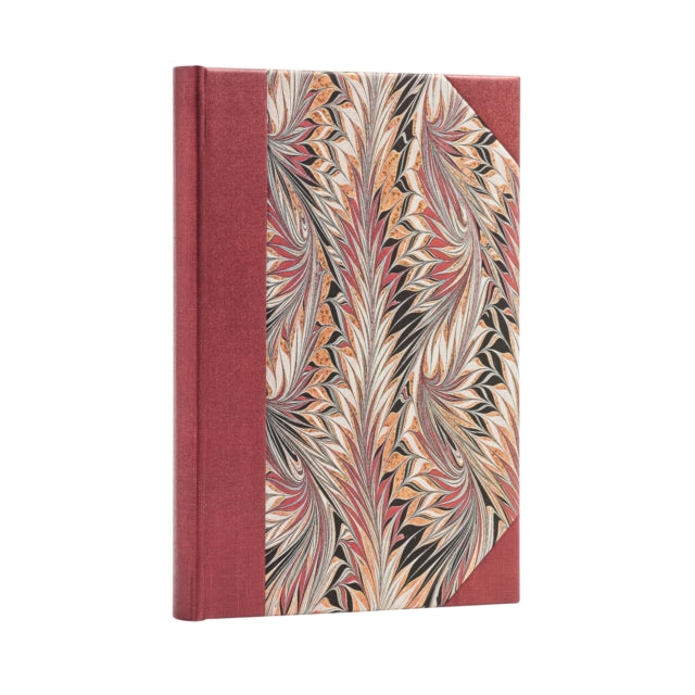 Book cover of: Rubedo (Cockerell Marbled Paper) Midi Unlined Hardcover Journal. By: Paperblanks