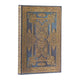 Book cover of: Blue Luxe (Luxe Design) Midi Unlined Hardback Journal (Elastic Band Closure). By: Paperblanks