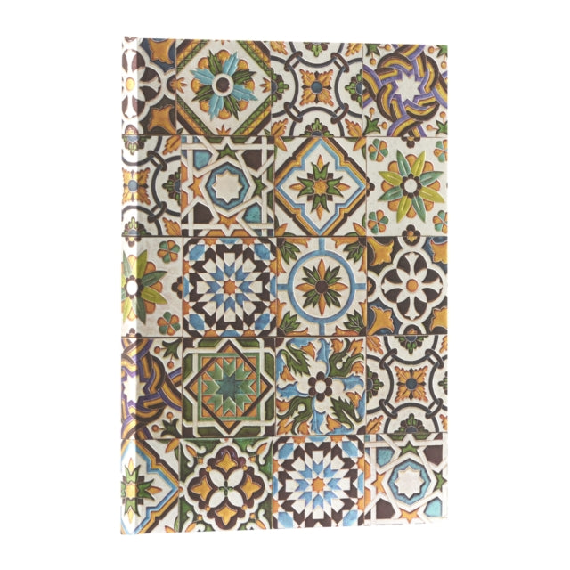 Book cover of: Porto (Portuguese Tiles) Midi Lined Hardback Journal (Elastic Band Closure). By: Paperblanks