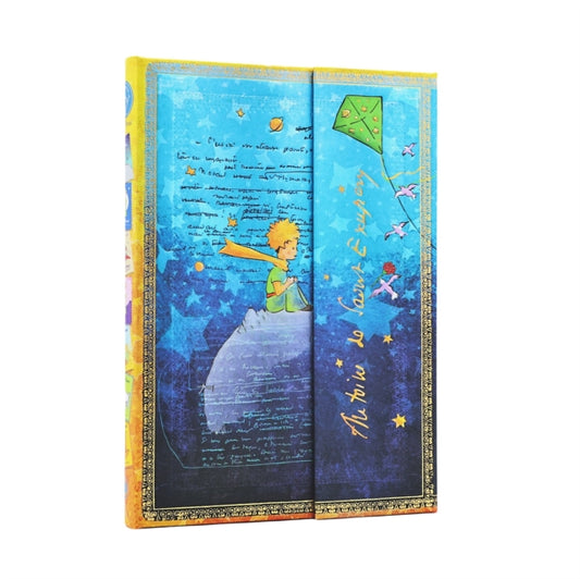 Book cover of: Saint-Exupery, The Little Prince (Embellished Manuscripts Collection) Midi Unlined Hardcover Journal (Wrap Closure)
