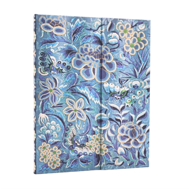 Book cover of: Blue Willow (Celebrate Hanfu) Ultra Unlined Hardcover Journal (Wrap Closure)