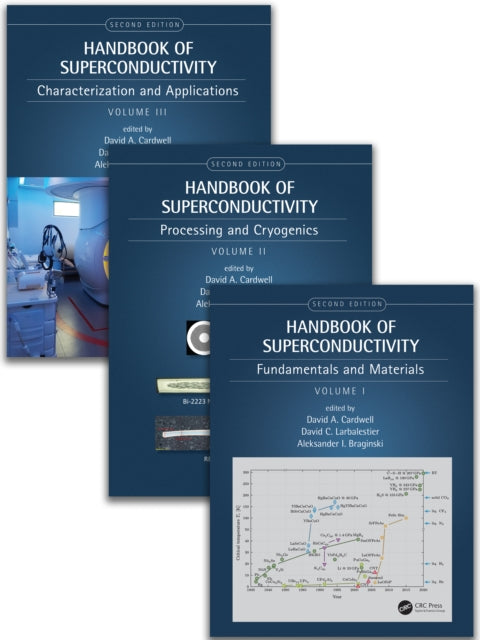 Book cover of: Handbook of Superconductivity. By: David A. Cardwell