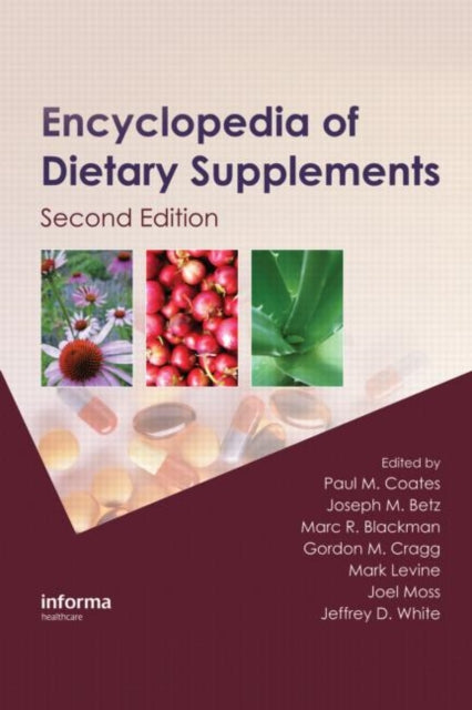 Book cover of: Encyclopedia of Dietary Supplements. By: Paul M. Coates