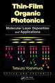 Book cover of: Thin-Film Organic Photonics. By: Tetsuzo Yoshimura