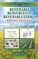 Book cover of: Renewable Resources and Renewable Energy. By: Paolo Fornasiero