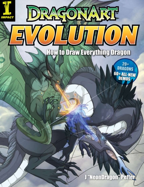 Book cover of: Dragonart Evolution. By: Jessica Peffer