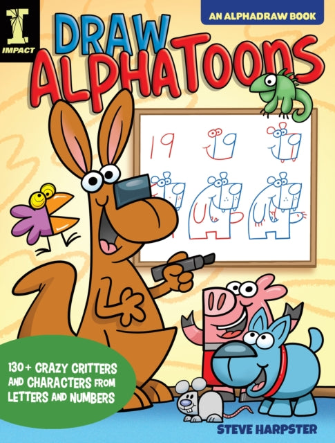 Book cover of: Draw AlphaToons. By: Steve Harpster