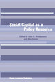 Book cover of: Social Capital as a Policy Resource. By: John D. Montgomery