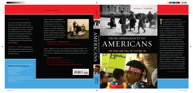 Book cover of: From Immigrants to Americans. By: Jacob L. Vigdor