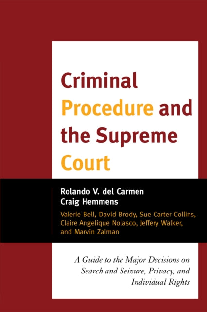 Book cover of: Criminal Procedure and the Supreme Court