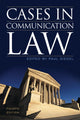 Book cover of: Cases in Communication Law. By: Paul Siegel
