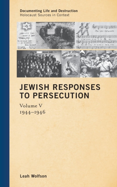 Book cover of: Jewish Responses to Persecution. By: Leah Wolfson