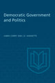 Book cover of: Democratic Government and Politics. By: John E. Hodgetts