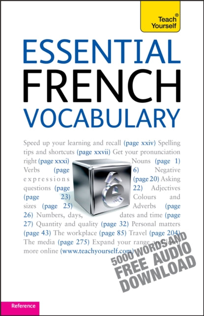 Book cover of: Essential French Vocabulary: Teach Yourself