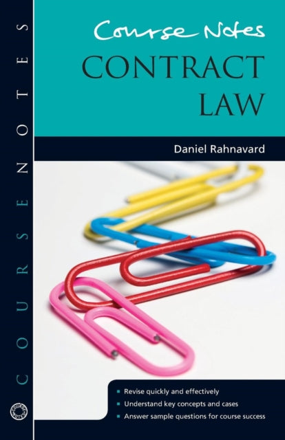 Book cover of: BRICKFIELD: Course Notes: Contract Law
