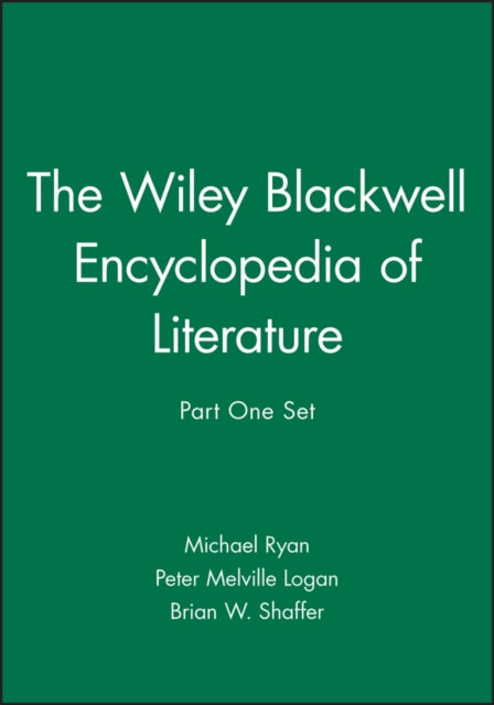 Book cover of: Wiley Blackwell Encyclopedia of Literature, Part 1 Set. By: Michael Ryan undifferentiated