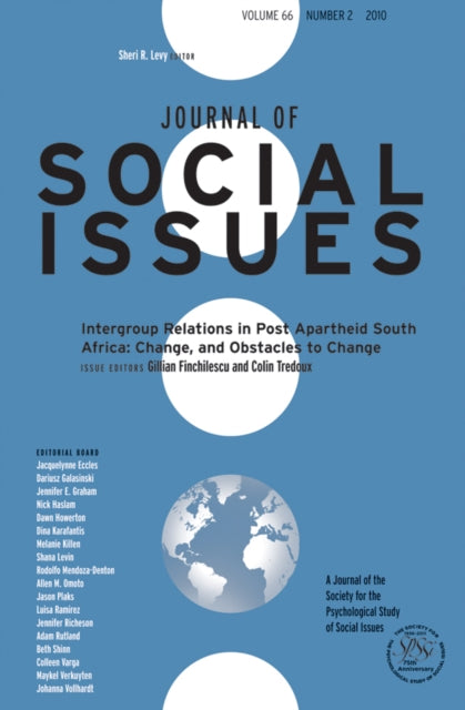 Book cover of: Intergroup Relations in Post Apartheid South Africa