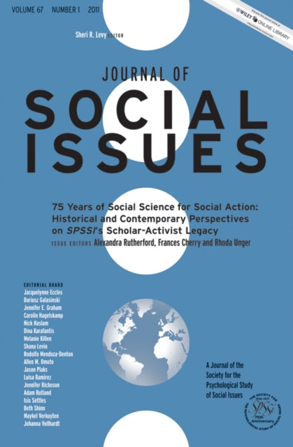 Book cover of: 75 Years of Social Science for Social Action