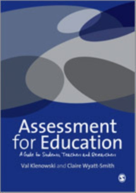 Book cover of: Assessment for Education. By: Val Klenowski