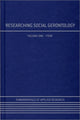 Book cover of: Researching Social Gerontology. By: Candace Kemp