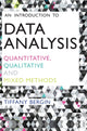 Book cover of: Introduction to Data Analysis. By: Tiffany Bergin