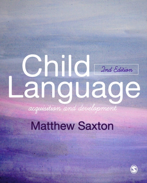 Book cover of: Child Language. By: Matthew Saxton