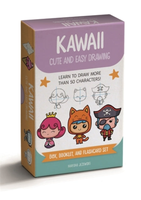 Book cover of: Kawaii Cute and Easy Drawing Deck. By: JEZEWSKI, MAYUMI