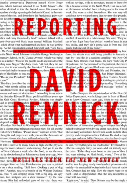 Book cover of: Reporting. By: David Remnick