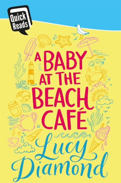 Book cover of: Baby at the Beach Cafe. By: Sue Mongredien