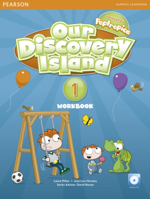 Book cover of: Our Discovery Island American Edition Workbook with Audio CD 1 Pack. By: Laura Miller