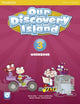Book cover of: Our Discovery Island American Edition Workbook with Audio CD 3 Pack. By: Aaron Jolly