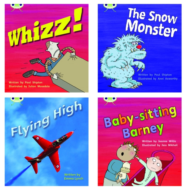 Book cover of: Learn to Read at Home with Phonics Bug: Pack 6 (Pack of 5 reading books with 3 fiction and 2 non-fiction). By: Paul Shipton
