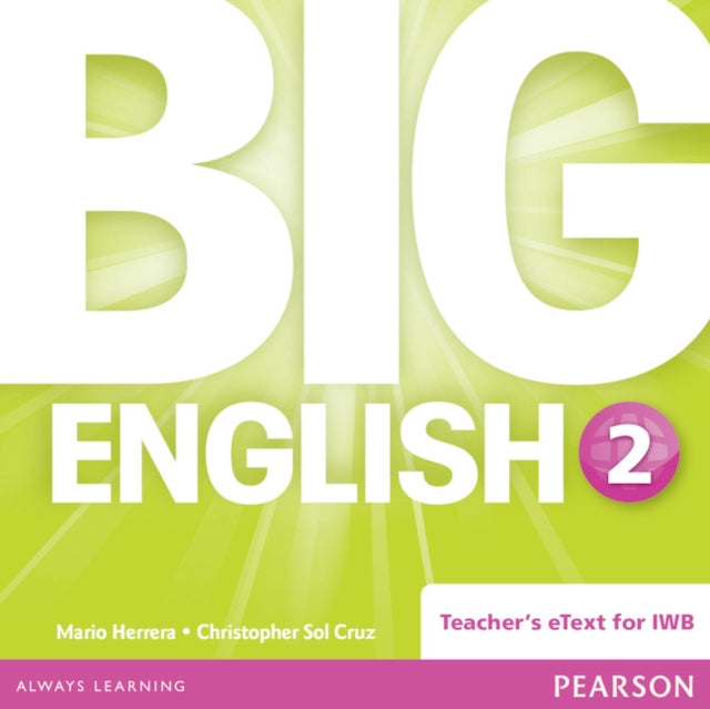 Book cover of: Big English 2 Teacher's eText CD-Rom. By: Mario Herrera
