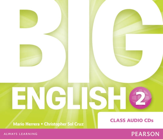 Book cover of: Big English 2 Class CD. By: CRUZ HERRERA