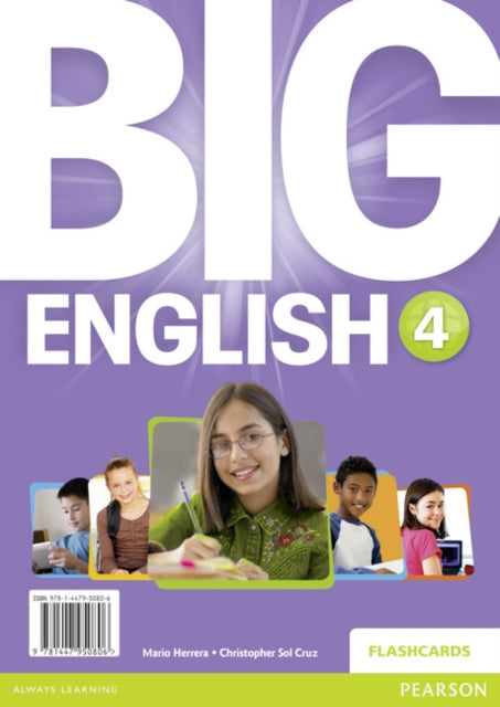 Book cover of: Big English 4 Flashcards. By: CRUZ HERRERA