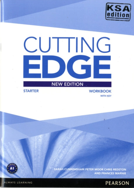 Book cover of: Cutting Edge 3rd edition KSA Starter Workbook. By: Sarah Cunningham