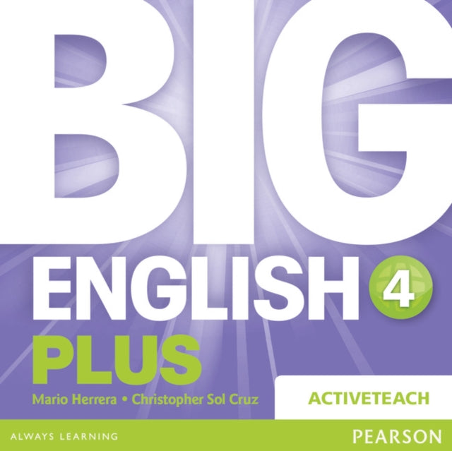 Book cover of: Big English Plus American Edition 4 Active Teach CD. By: Mario Herrera